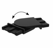 Horizontal Adjustable Joiner - Matt Black