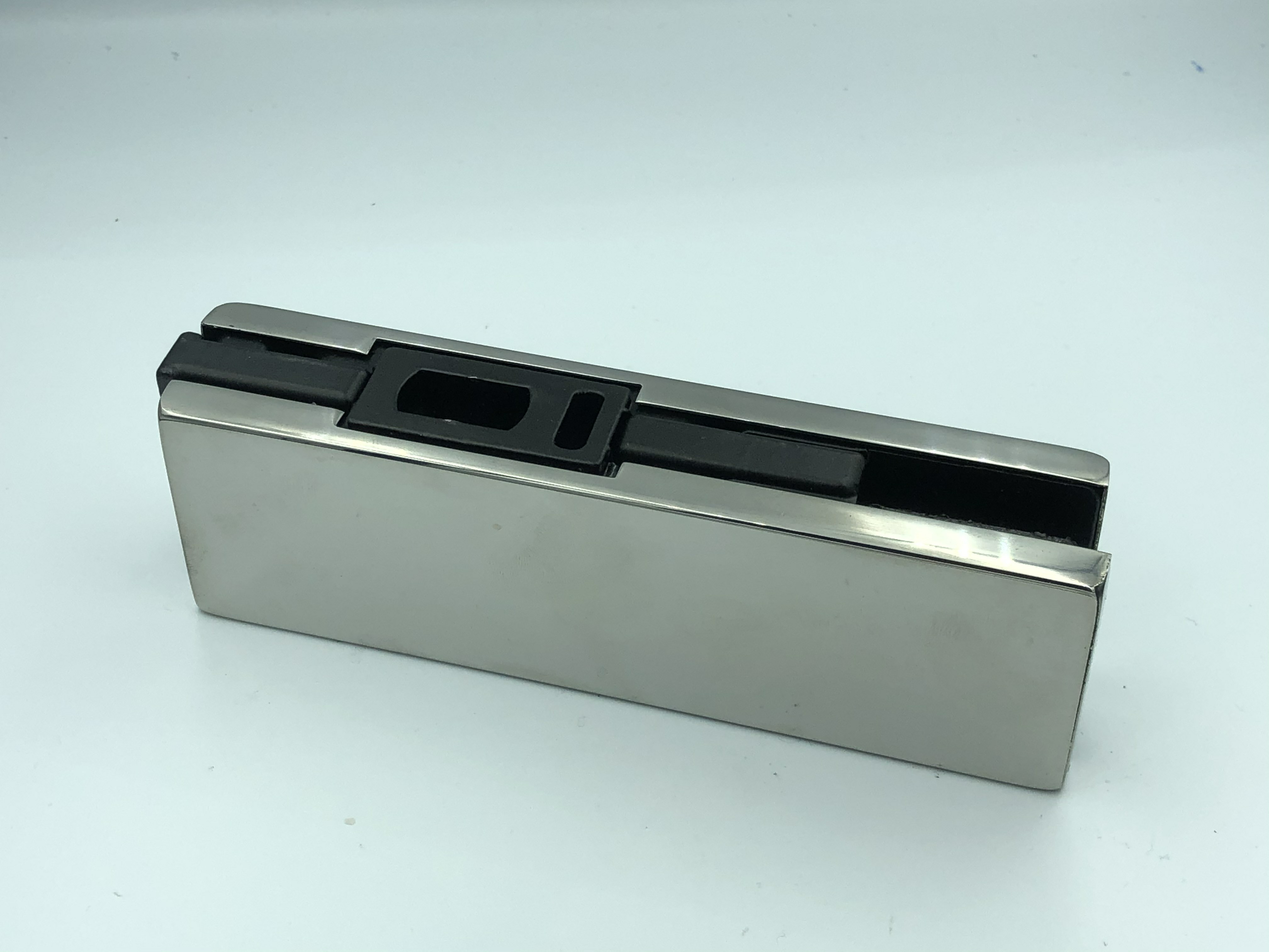 CASMA Bottom Pivot Patch in satin stainless steel