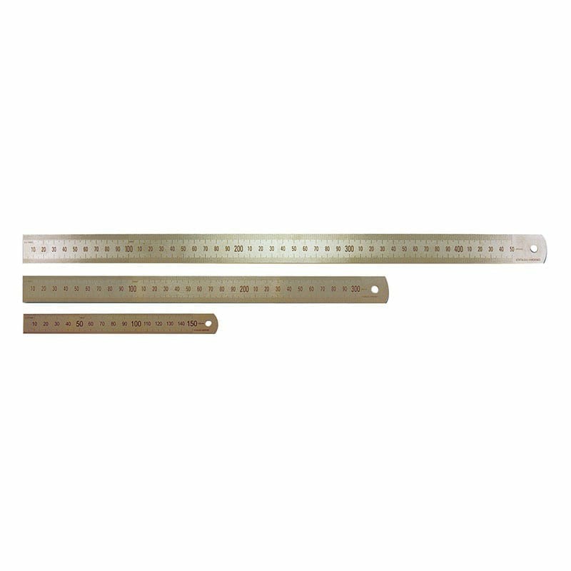 Stainless Steel Ruler Metric Imperial 1000mm 40In Elite Glass Solutions