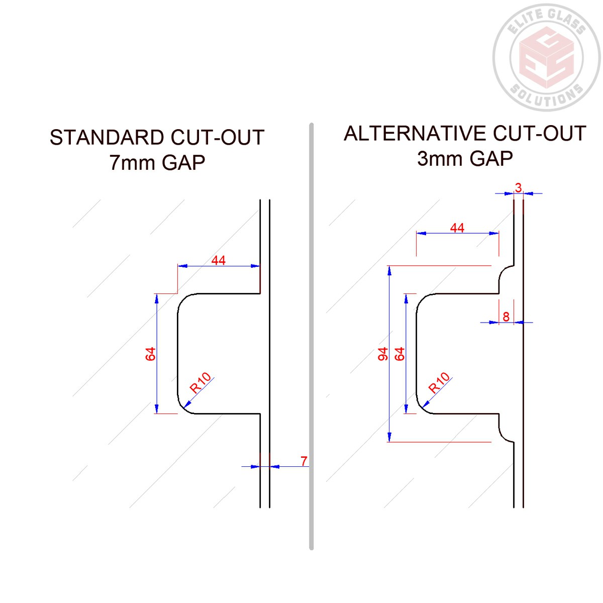thumbnail image 2 of THE SHOWER DOOR Frameless Glass Panel Clip – No Cutout Required, Brushed Bronze/Gold/Black, Brass 2 of 6