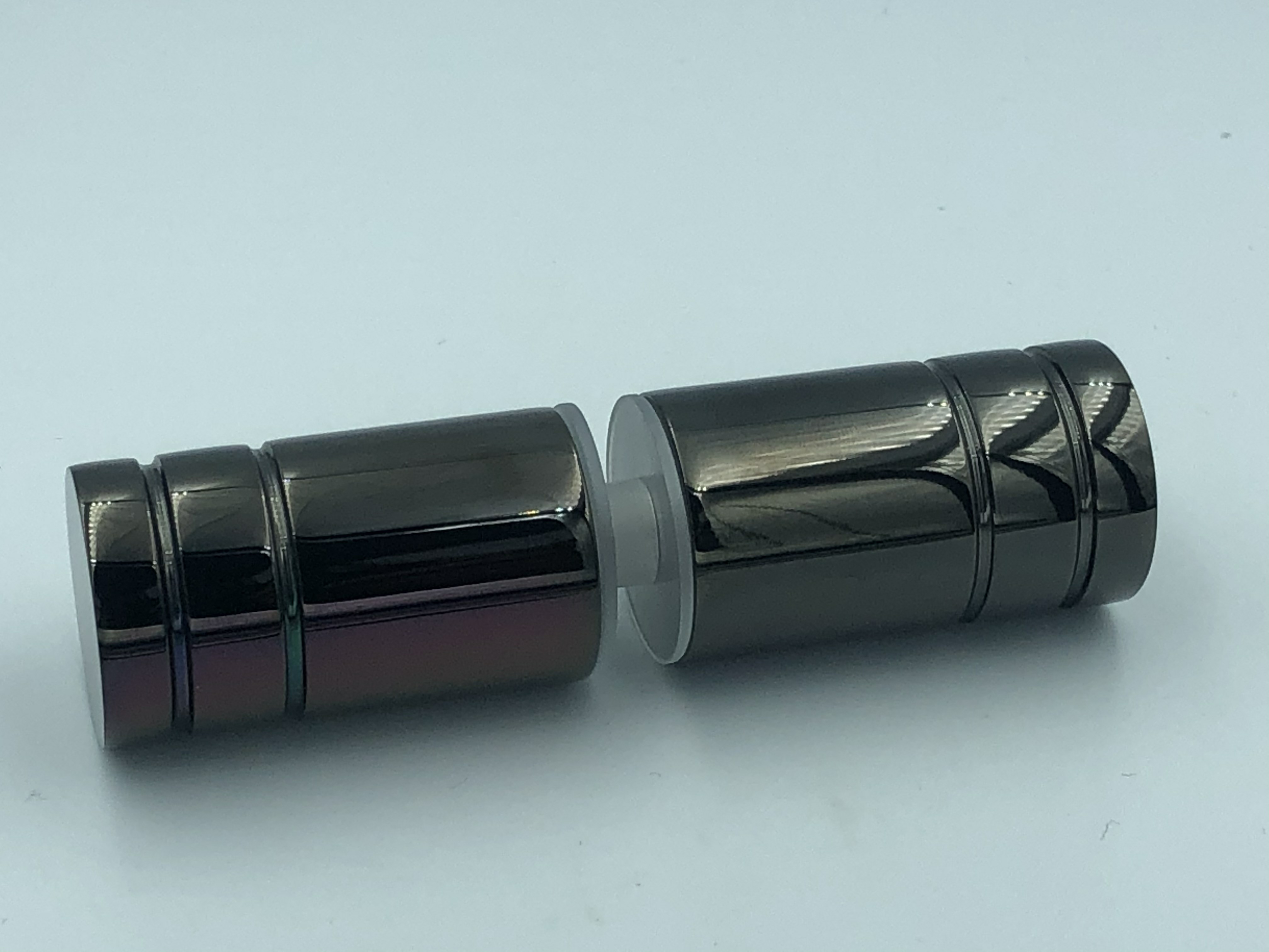 Double Pull Knob - 25mm, 43mm - Gun Black Dumb Oil