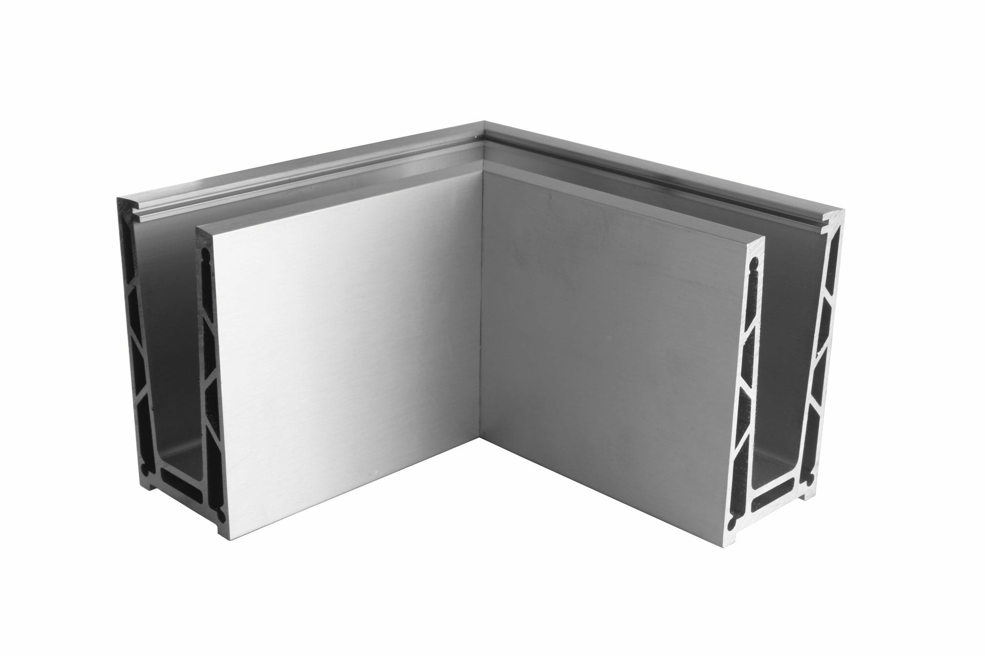 Corner - Suit Evoglaze 1.5Kn - External 90 Degree - Satin Anodised