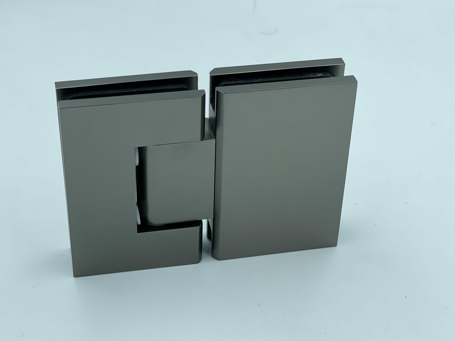 Gun Black Dumb Oil 180 degree glass to glass micro hinge