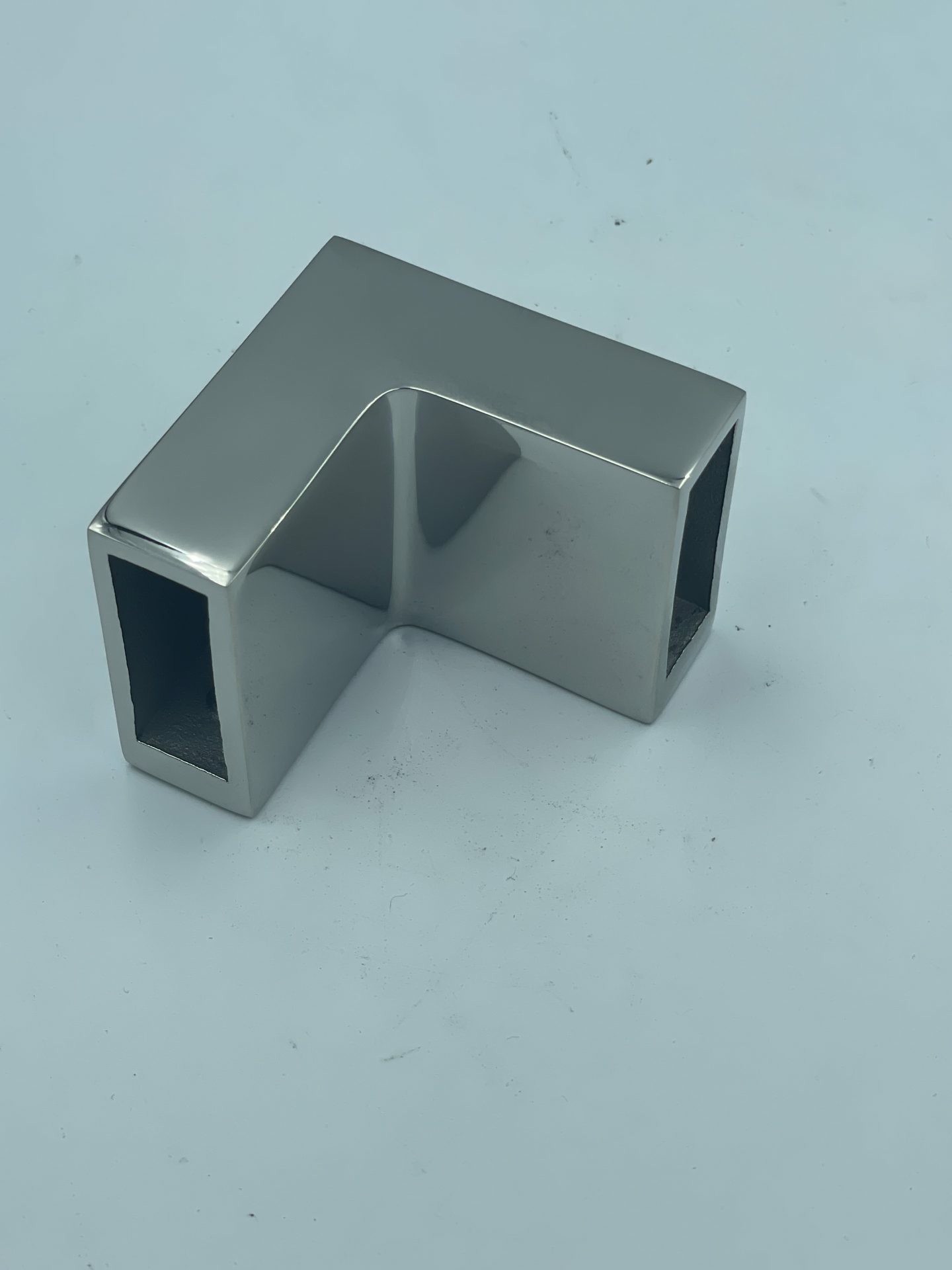 Aquaslide 2000 Rail Mount Bracket - 90 Degree - Polished Stainless Steel