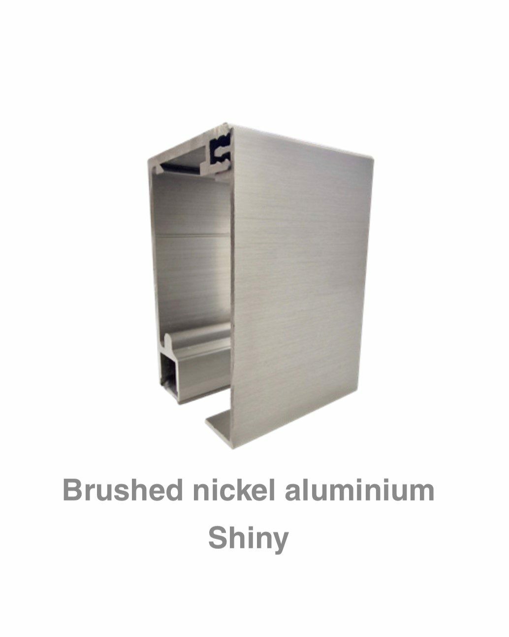 Saheco Retaining Stopper Kit for SV-X50 - 2x 2.12m - Brushed Nickel Aluminium Finish