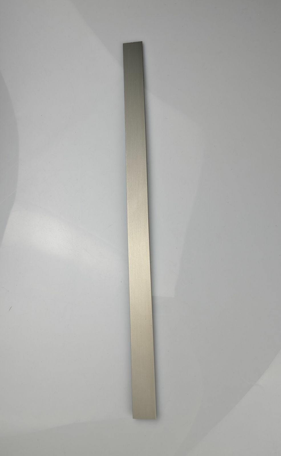 Saheco Frame Flat Internal Division Track - 3m - Brushed Nickel Aluminium